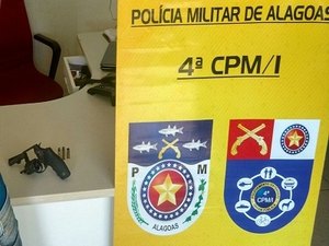 Menor é apreendido com arma de fogo e munições deflagradas no interior de AL