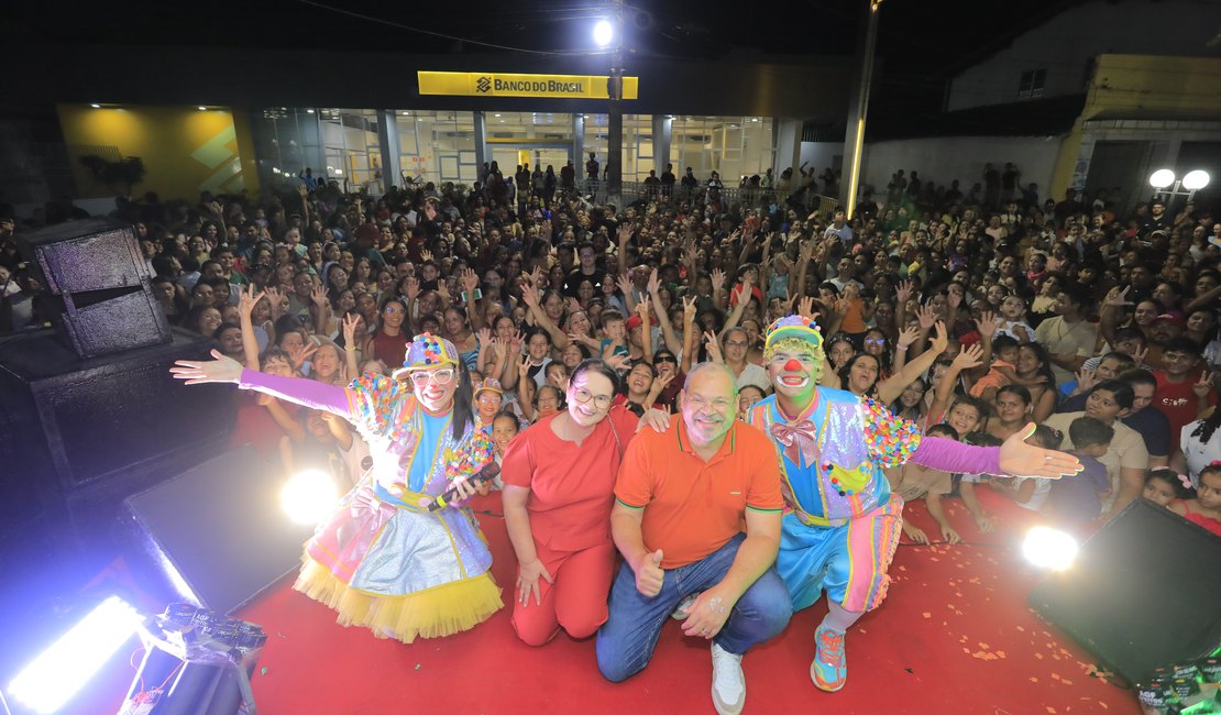 Feira Grande realiza festividade do Dia das Crianças com diversão e muita animação