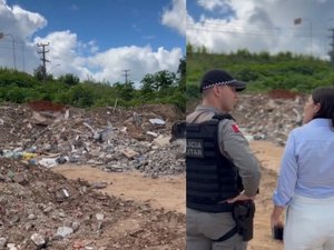 Prefeitura flagra descarte irregular de resíduos e aciona PM em Arapiraca