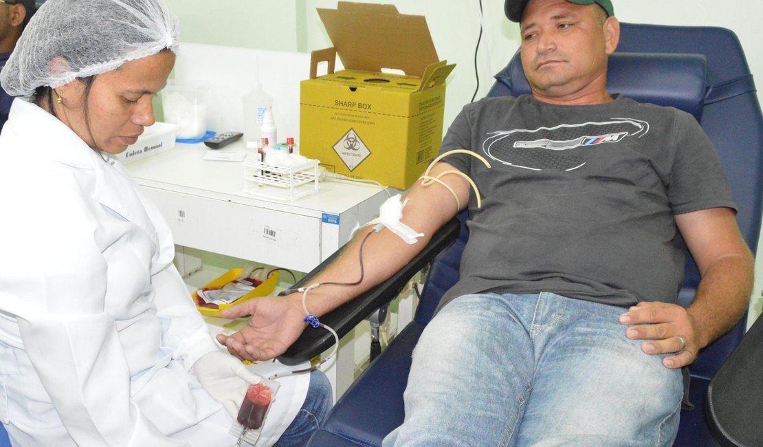 Hemoal faz coletas externas de sangue em Arapiraca e Maceió neste sábado