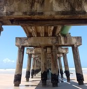 [Vídeo] Denúncia mostra oxidação na estrutura do emissário submarino de Maceió