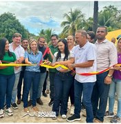 Prefeita Márcia Cavalcante inaugura calçamento do assentamento São Frutuoso
