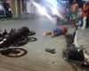 Motociclista perde controle ao passar por quebra-molas, bate contra poste e morre no Clima Bom