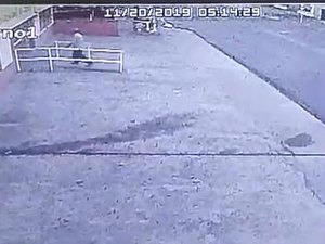 [Vídeo] Homem é flagrado furtando lâmpada em estabelecimento comercial