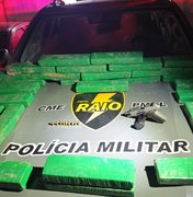 Ex-reeducando é preso com quase 30 kg de maconha e arma de fogo em Maceió