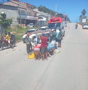 Motociclista fica ferido após colisão com carro em Maragogi