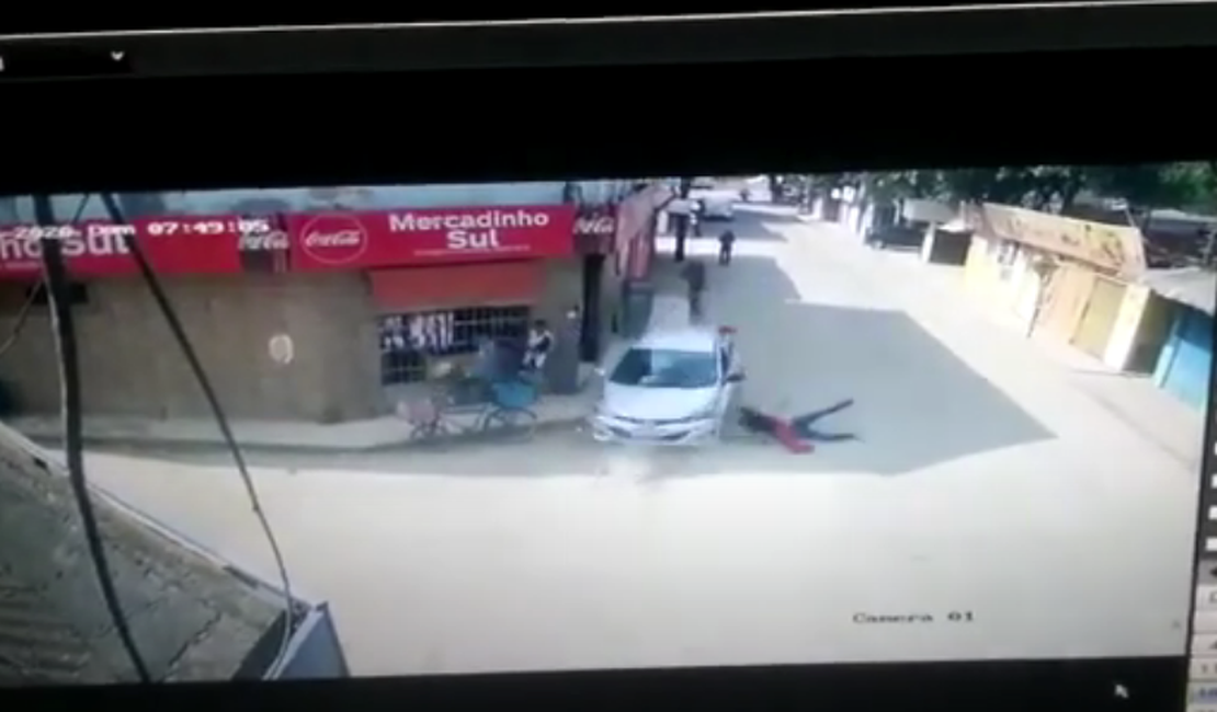 [Vídeo] Mãe e filha são atropeladas por condutor embriagado em Rio Largo