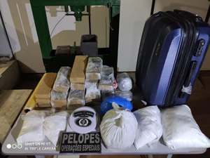 Maconha, crack e cocaína são apreendidos em Arapiraca; parte da droga estava na rodoviária