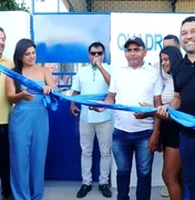 Prefeita de Novo Lino entrega quadra poliesportiva na comunidade Macapá