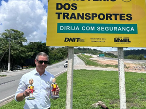 Cabo Bebeto critica obra de R$ 70 milhões na BR-101 e dispara contra Renan Filho e Lula