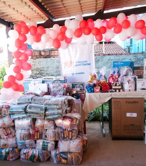 Instituto na Barra de Santo Antônio recebe doação do Alagoas Sem Fome