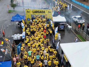 Centenas de atletas se reúnem no Arapiraca Garden Shopping para corrida do Detran