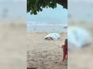 Turista argentina de 64 anos passa mal e morre na praia de Ponta Verde