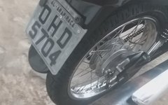Motocicleta furtada no centro de Arapiraca nesta quinta-feira (21)
