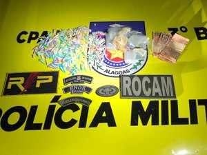 Traficante é preso com cocaína e crack em casa abandonada em Arapiraca