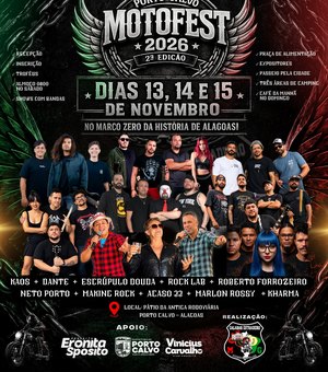 Motofest promete reunir apaixonados por duas rodas em Porto Calvo