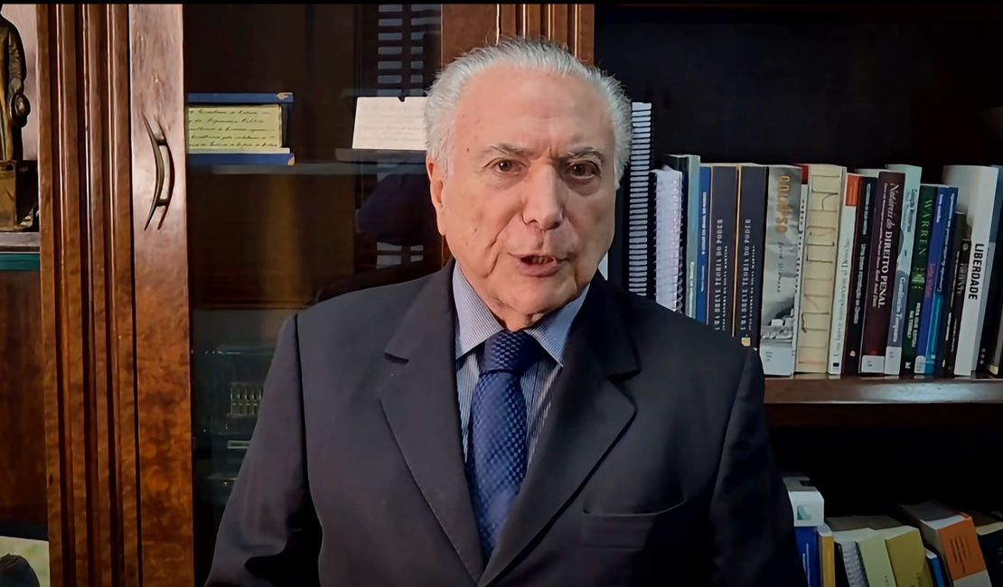 Michel Temer declara apoio a Flávio Bolsonaro no segundo turno