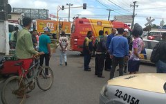 Falta de respeito provoca colisão entre três motos em Arapiraca