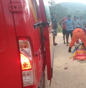 Homem sofre acidente de moto na zona rural de Maragogi