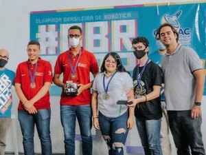 Equipe do Ifal Palmeira é medalhista em Olimpíada Brasileira de Robótica