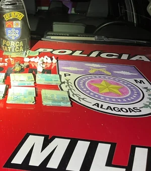 Homem é preso com drogas e R$ 8 mil em espécie no bairro Clima Bom em Maceió