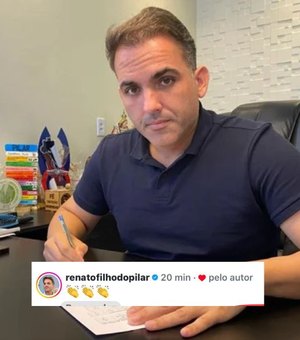 Renato Filho irrita os Calheiros após comentário de apoio a Marina Cintra nas redes