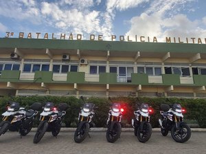 Rocam do 3º BPM recebe novas motocicletas para o trabalho diário