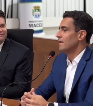 Davi Filho aparece ao lado de JHC para anunciar nova unidade da empresa de sua família