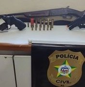 Presidente da Câmara Municipal de Maribondo é preso por porte de arma de fogo