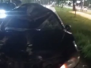 Homem morre após ser atropelado em acidente de forte impacto no Tabuleiro do Martins