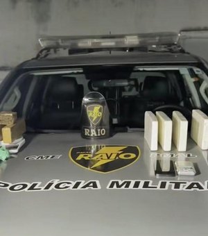 Homem é preso com barras de cocaína e maconha dentro de casa em Satuba