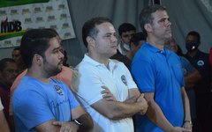 Governador Renan Filho declara apoio a Maykon Beltrão e João Paulo