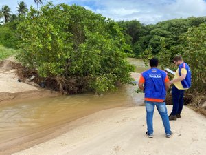 Meio Ambiente notifica condomínio em Maceió por intervenção irregular no riacho Garça Torta