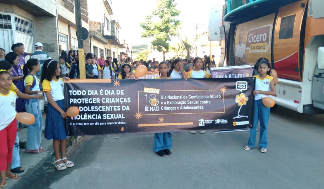 Caminhada de conscientização marca alusão ao 18 de maio em Matriz de Camaragibe