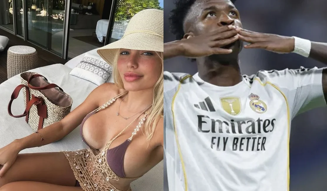 Modelo expõe prints com investidas de Vini Jr. em meio a affair com Virginia