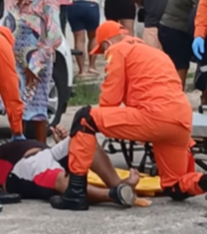 Colisão entre motocicletas deixa duas pessoas feridas em Penedo