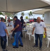 Policiais civis fazem ato público por reajuste salarial no Alagoas Previdência