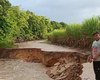 [Vídeo] Temporal destrói estrada vicinal no município de Matriz de Camaragibe
