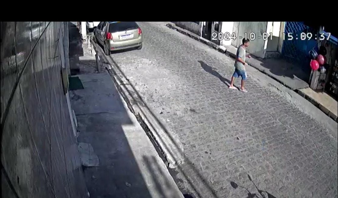 [Vídeo] Imagens de suposto assaltante do Jacintinho são divulgadas