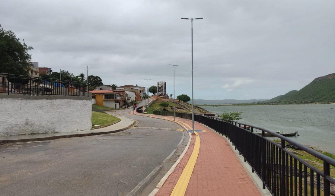 Governo de Alagoas entrega primeira etapa da obra na orla de Traipu nesta quarta-feira (3)