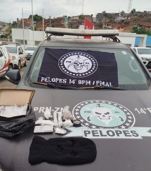 Polícia apreende drogas na residência de suspeito no município de Joaquim Gomes