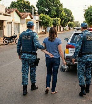 Mulher é presa com drogas para vender para pagar advogado para o marido em AL