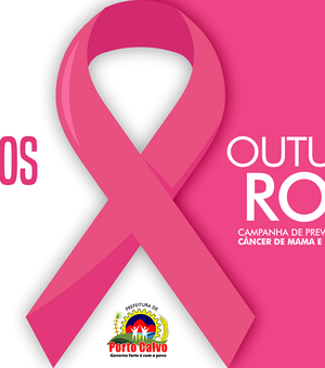 Porto Calvo promove ações de saúde do Outubro Rosa nesta quarta-feira