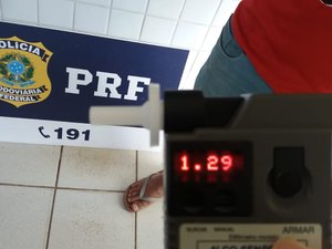 Motorista é preso pela PRF por embriaguez ao volante