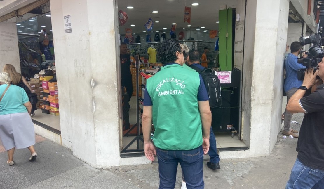 Prefeitura notifica comércios com som acima do permitido no Centro de Maceió