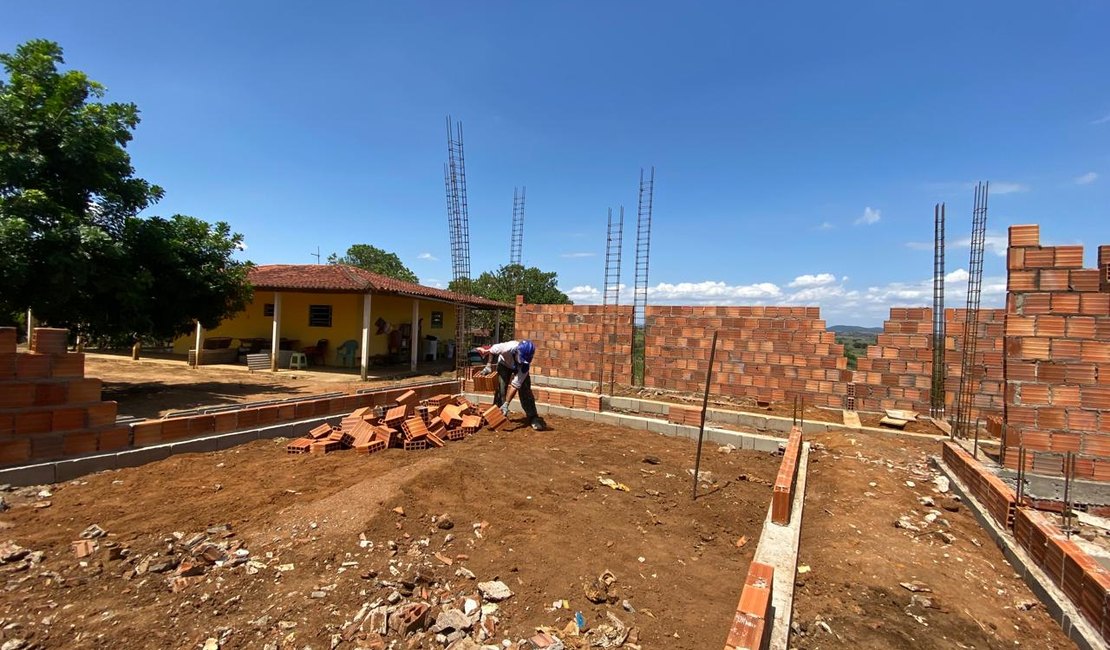 Obras da nova Unidade Básica de Saúde da Serra da Mandioca avançam