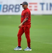 Marcos Braz confirma permanência de Sampaoli para o jogo de volta da Copa do Brasil contra o São Paulo