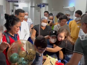Homem que teve coluna lesionada por aparelho de academia no Ceará recebe alta