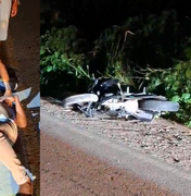 Colisão entre carro e moto deixa homem ferido na AL-101 Norte, em Maragogi