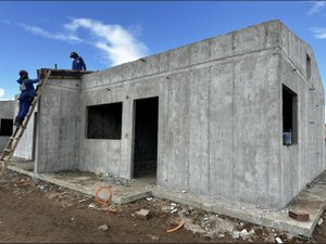 Obra do Residencial Prefeito Gileno avança em Palmeira dos Índios